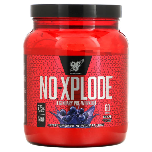 BSN-N.O.-Xplode-Legendary Pre-Workout-Grape-2.45 lbs (1.11 kg)