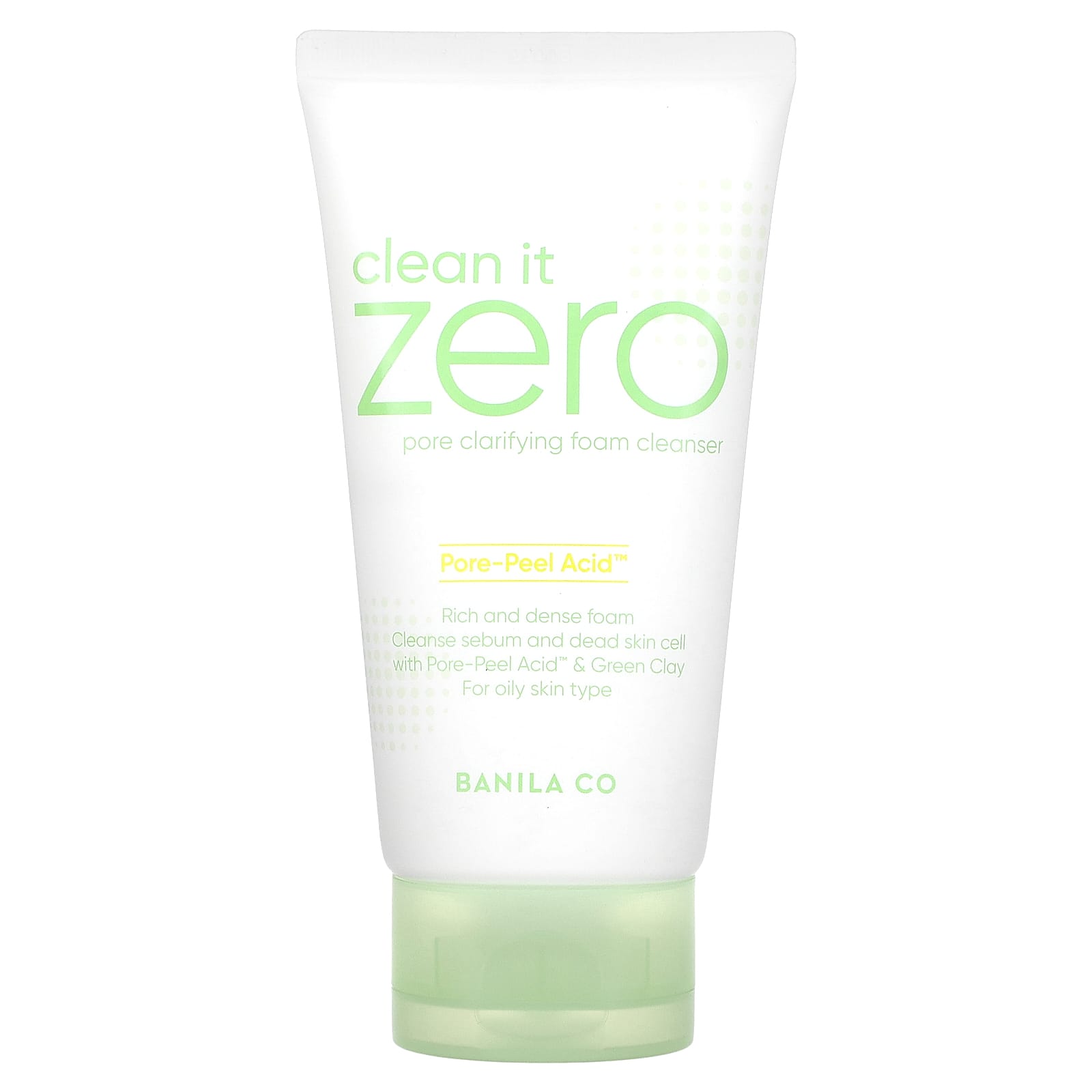 Banila Co-Clean It Zero-Pore Clarifying Foam Cleanser-5.07 fl oz (150 ml)