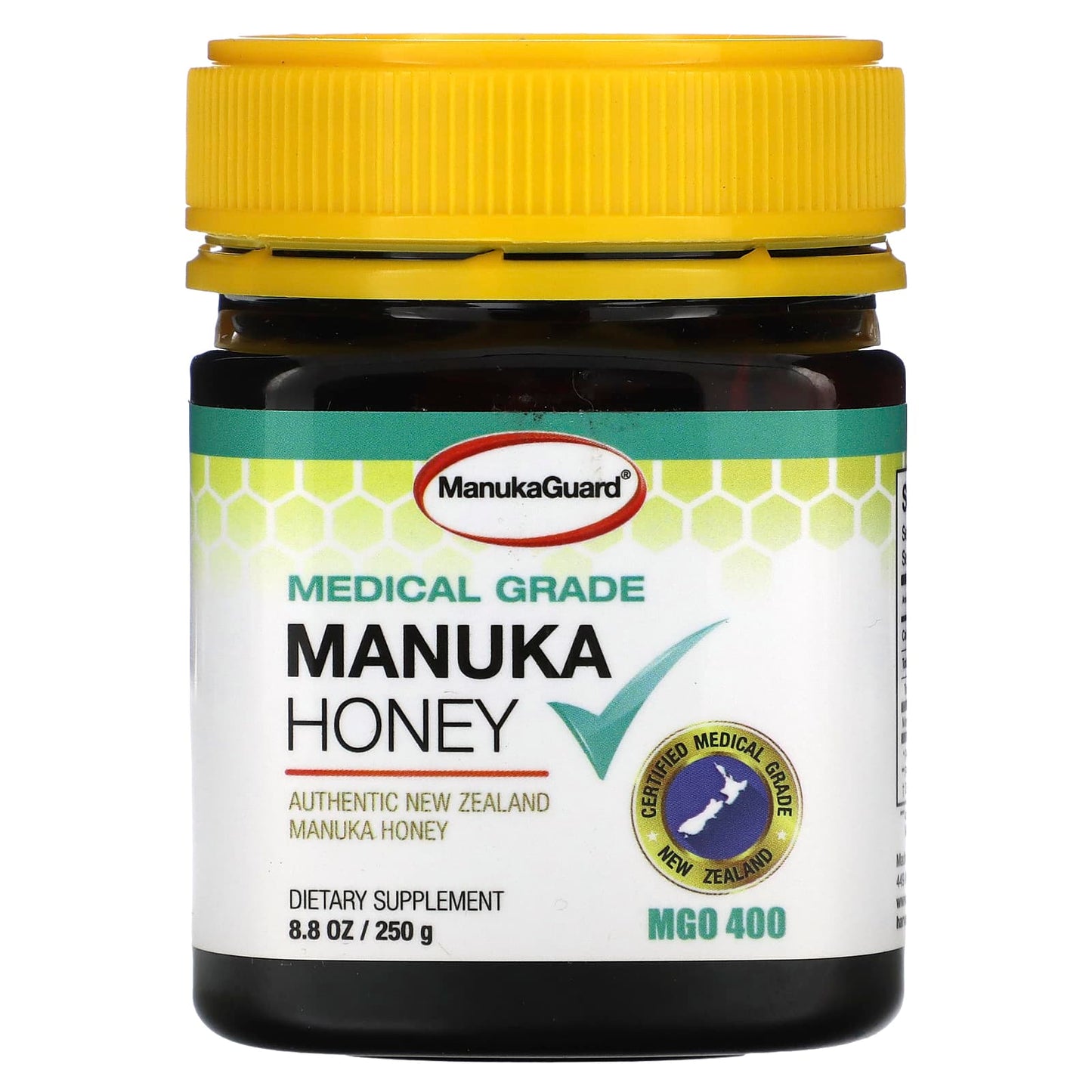 ManukaGuard-Medical Grade Manuka Honey-MGO 400-8.8 oz (250 g)