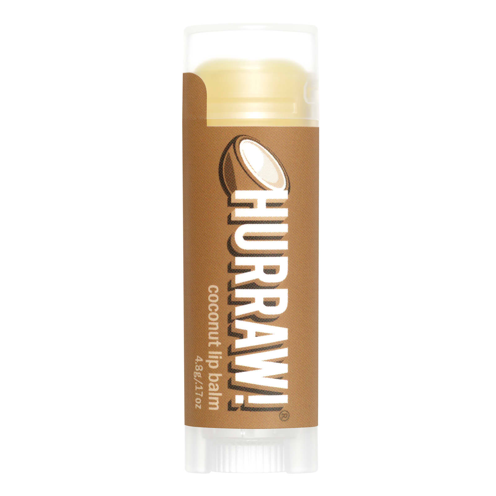 Hurraw! Balm-Lip Balm-Coconut-0.17 oz (4.8 g)