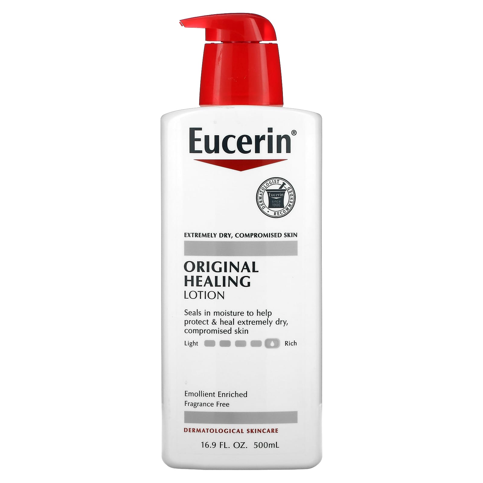 Eucerin-Original Healing Lotion-Fragrance Free-16.9 fl oz (500 ml)