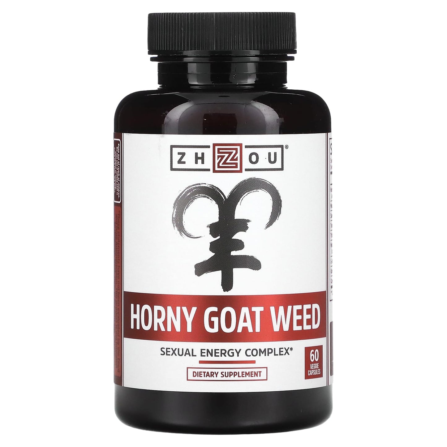 Zhou Nutrition-Horny Goat Weed-Sexual Energy Complex-60 Veggie Capsules