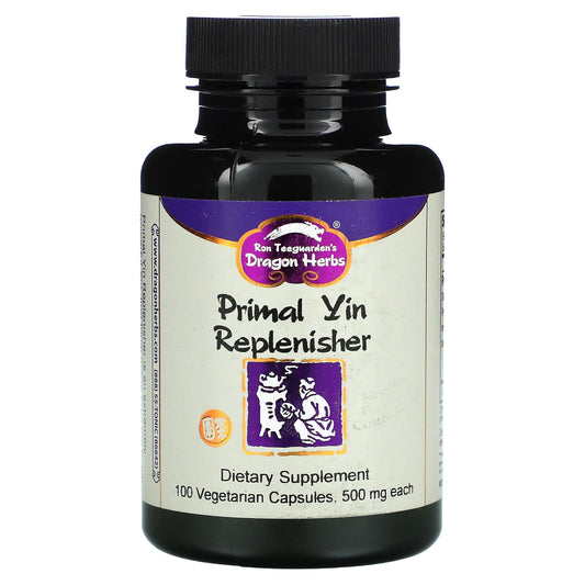 Dragon Herbs-Primal Yin Replenisher-500 mg-100 Vegetarian Capsules