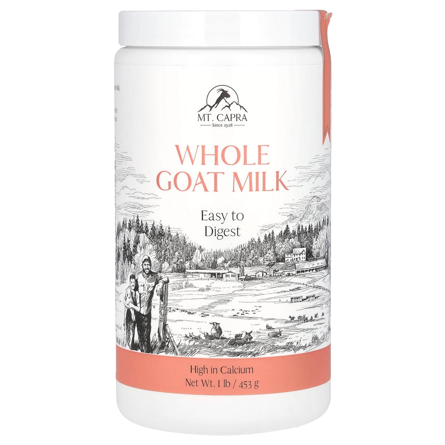 Mt. Capra-Whole Goat Milk -1 lb (453 g)