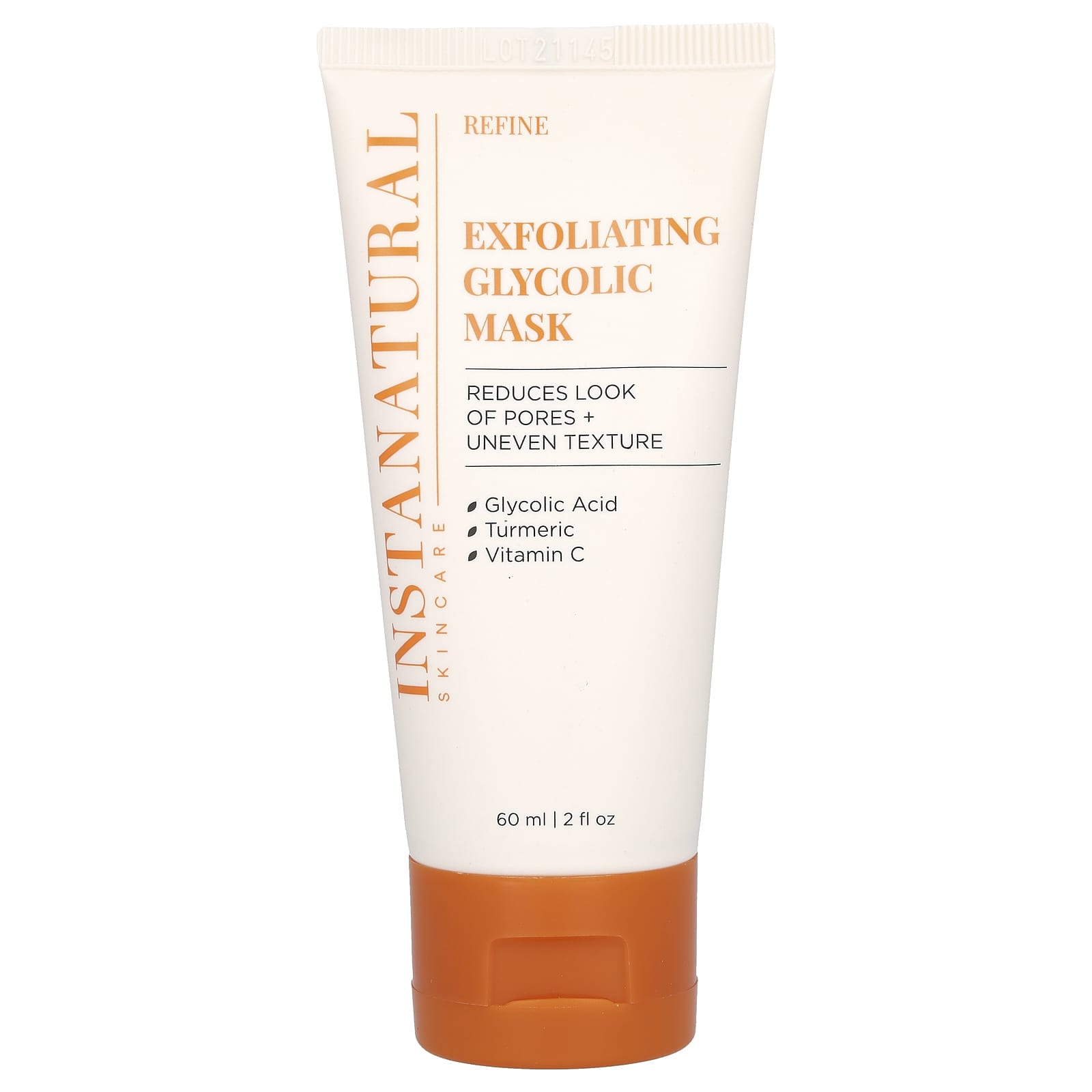 InstaNatural-Exfoliating Glycolic Beauty Mask- 2 fl oz (60 ml)