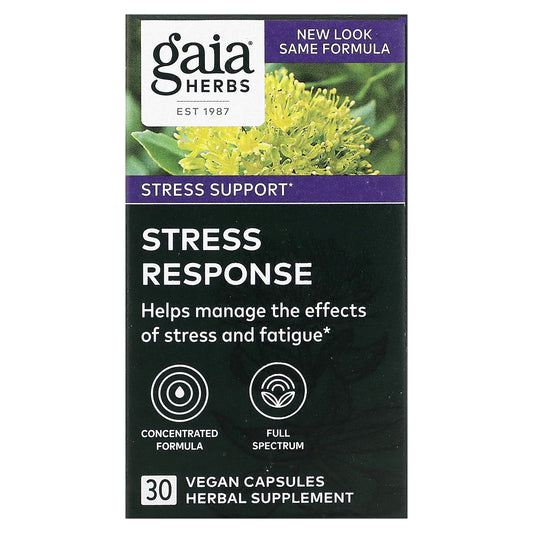 Gaia Herbs-Stress Response-30 Vegan Capsules