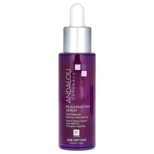 Andalou Naturals-Rejuvenating Serum-Plant-Based Retinol Alternative-Age Defying-1 fl oz (30 ml)