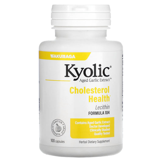 Kyolic-Aged Garlic Extract with Lecithin-Cholesterol Health-100 Capsules