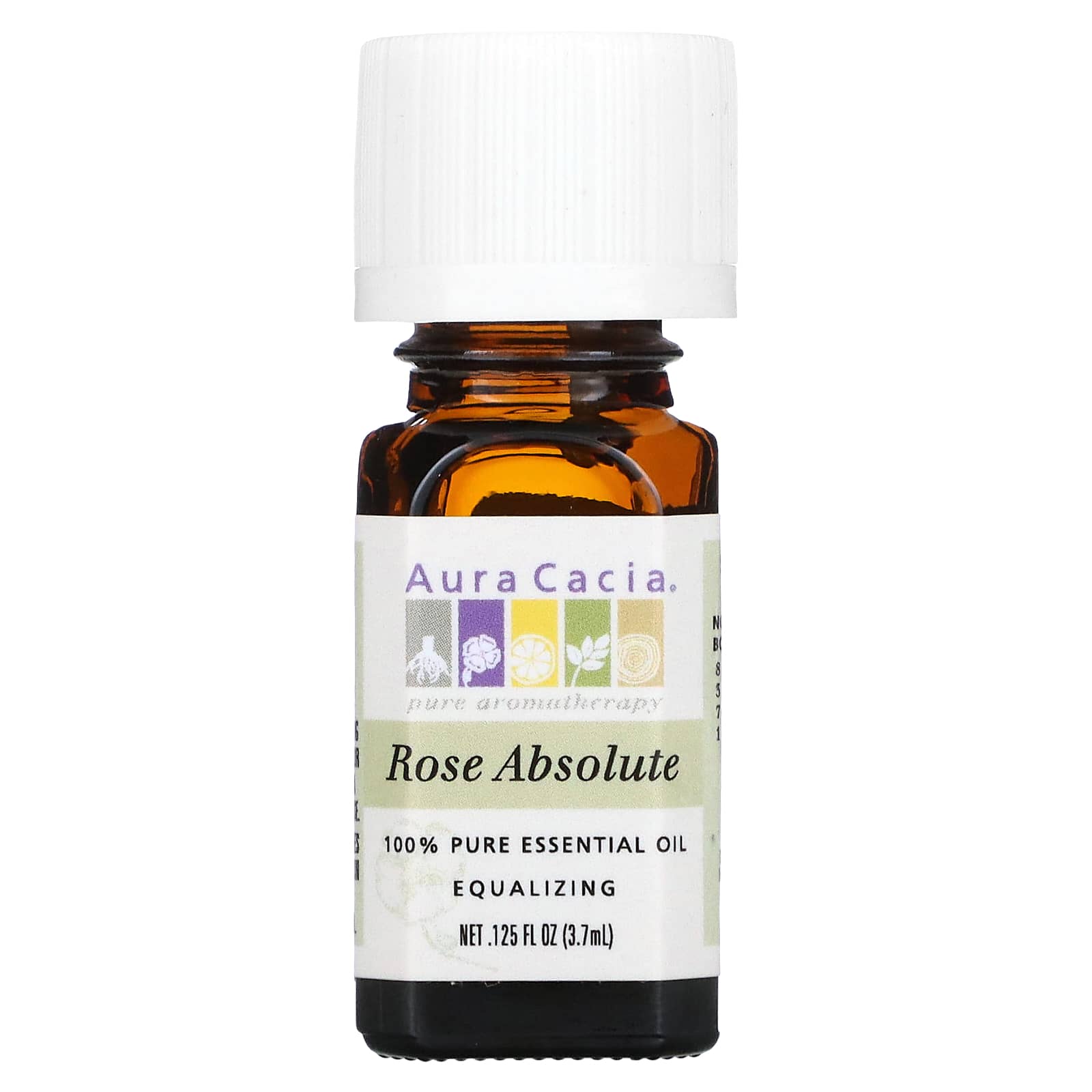 Aura Cacia-100% Pure Essential Oil-Rose Absolute-0.125 fl oz (3.7 ml)