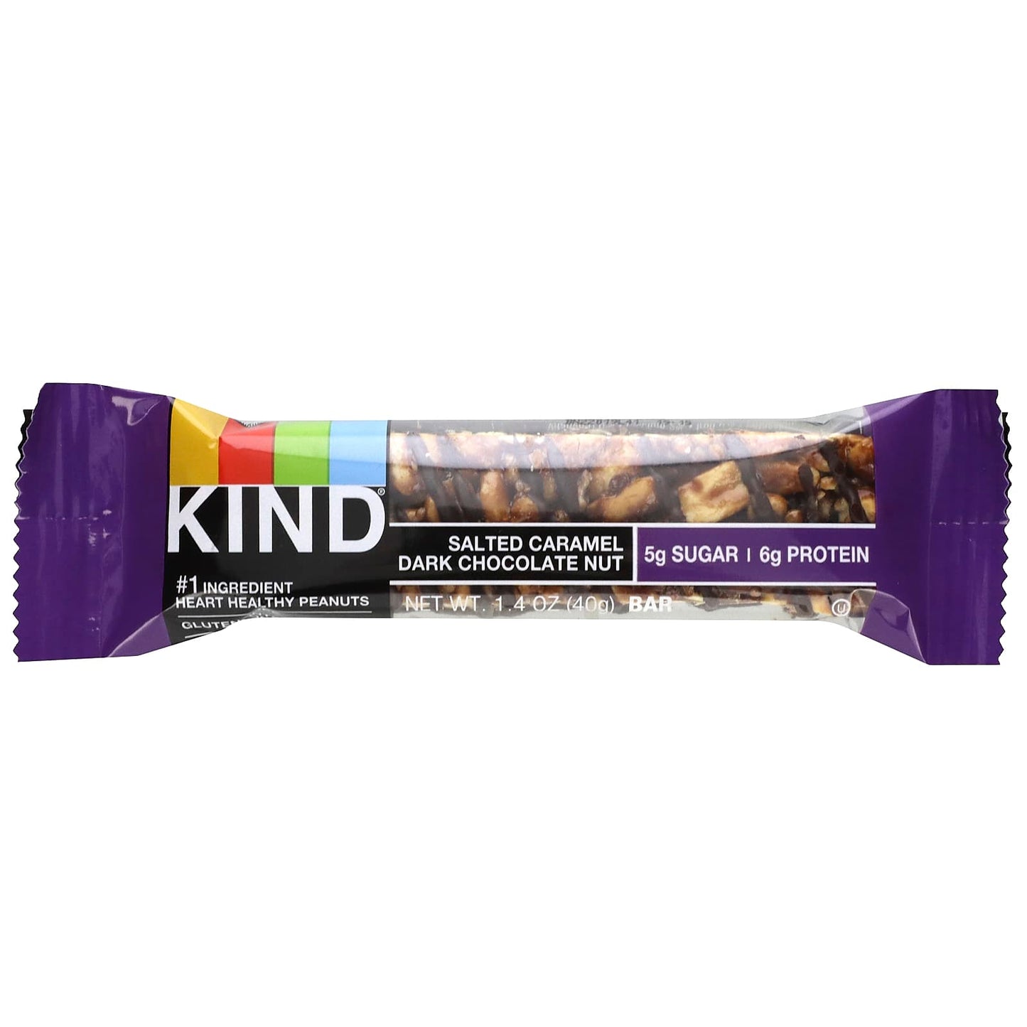 KIND Bars, Salted Caramel & Dark Chocolate Nut, 12 Bars, 1.4 oz (40 g) Each