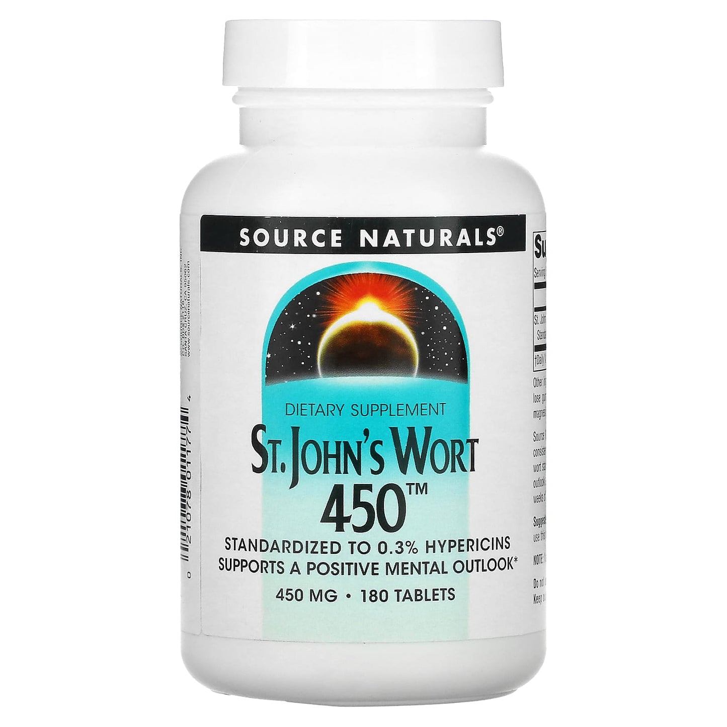 Source Naturals-St. John's Wort 450-450 mg-180 Tablets