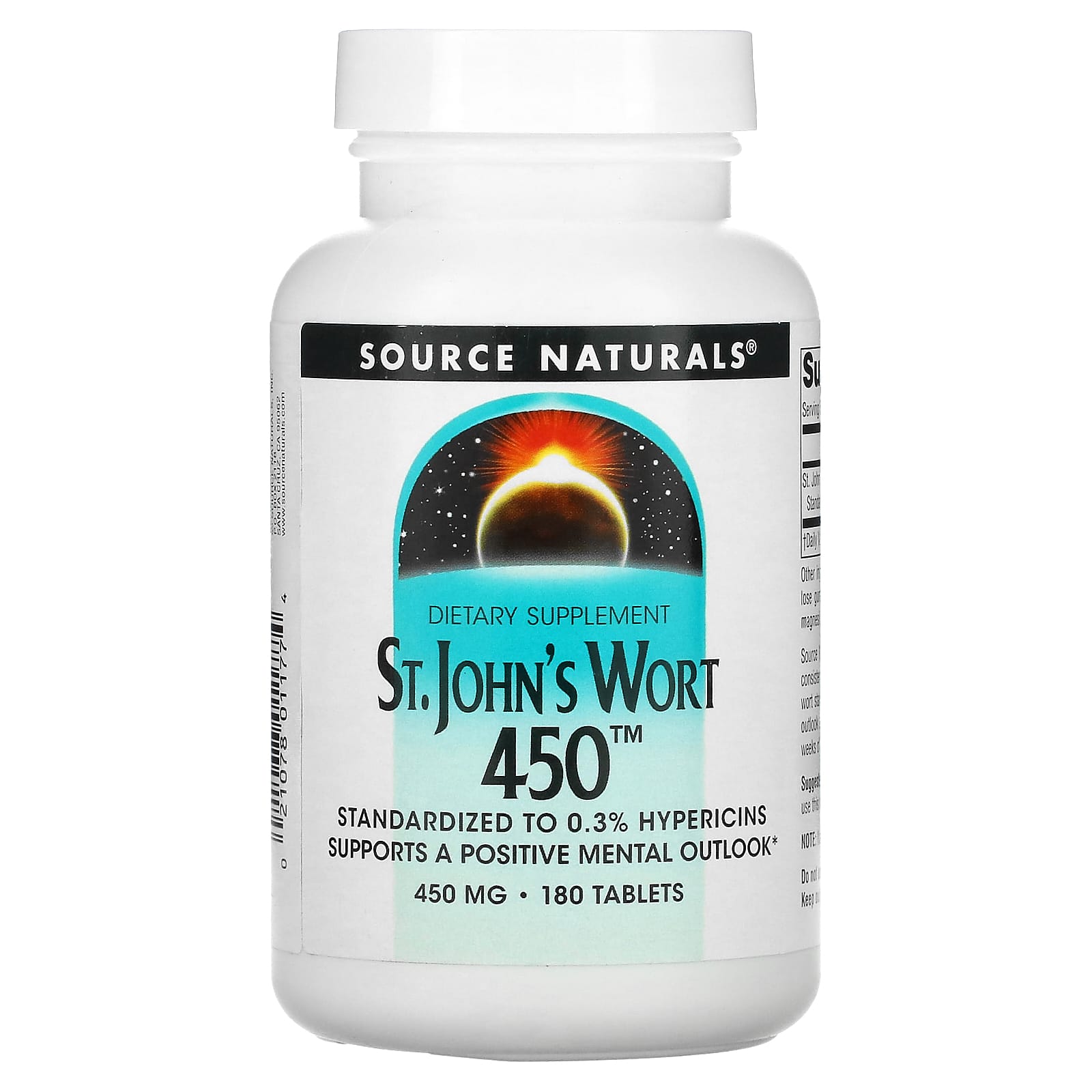 Source Naturals-St. John's Wort 450-450 mg-180 Tablets