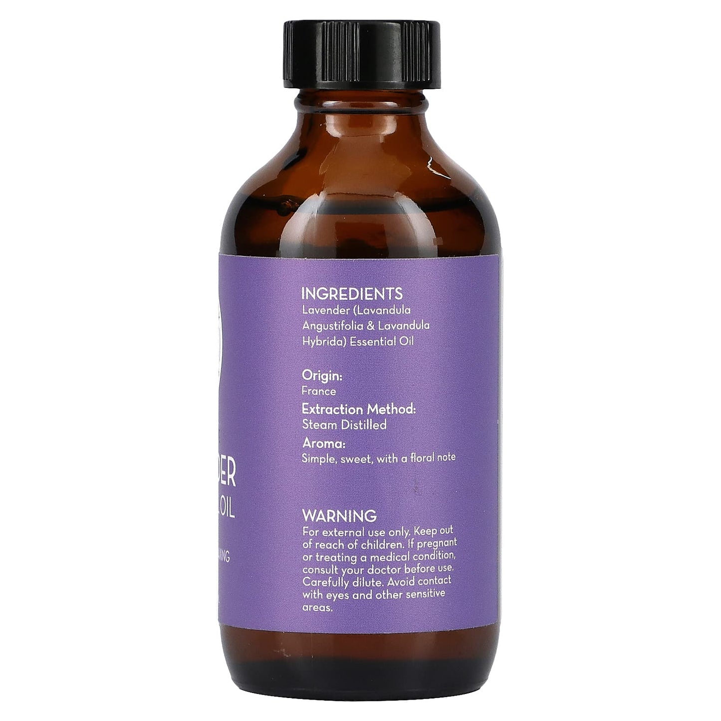 Pure Body Naturals, Essential Oil, Lavender, 4 fl oz (120 ml)