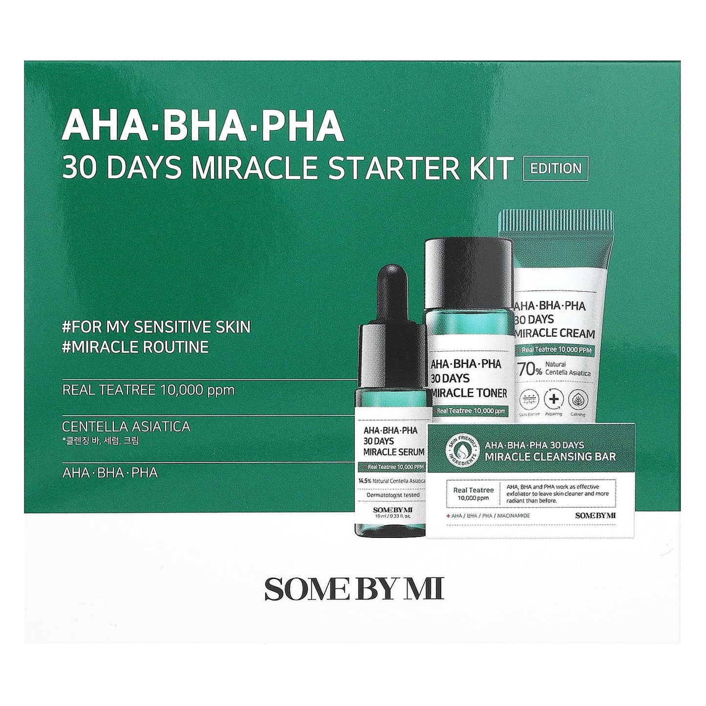 SOME BY MI, AHA.BHA.PHA 30 Days Miracle Starter Kit, 4 Piece Kit