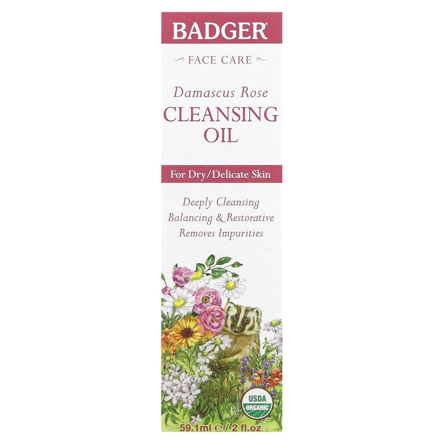 Badger Company, Damascus Rose Cleaning Oil, 2 fl oz (59.1 ml)