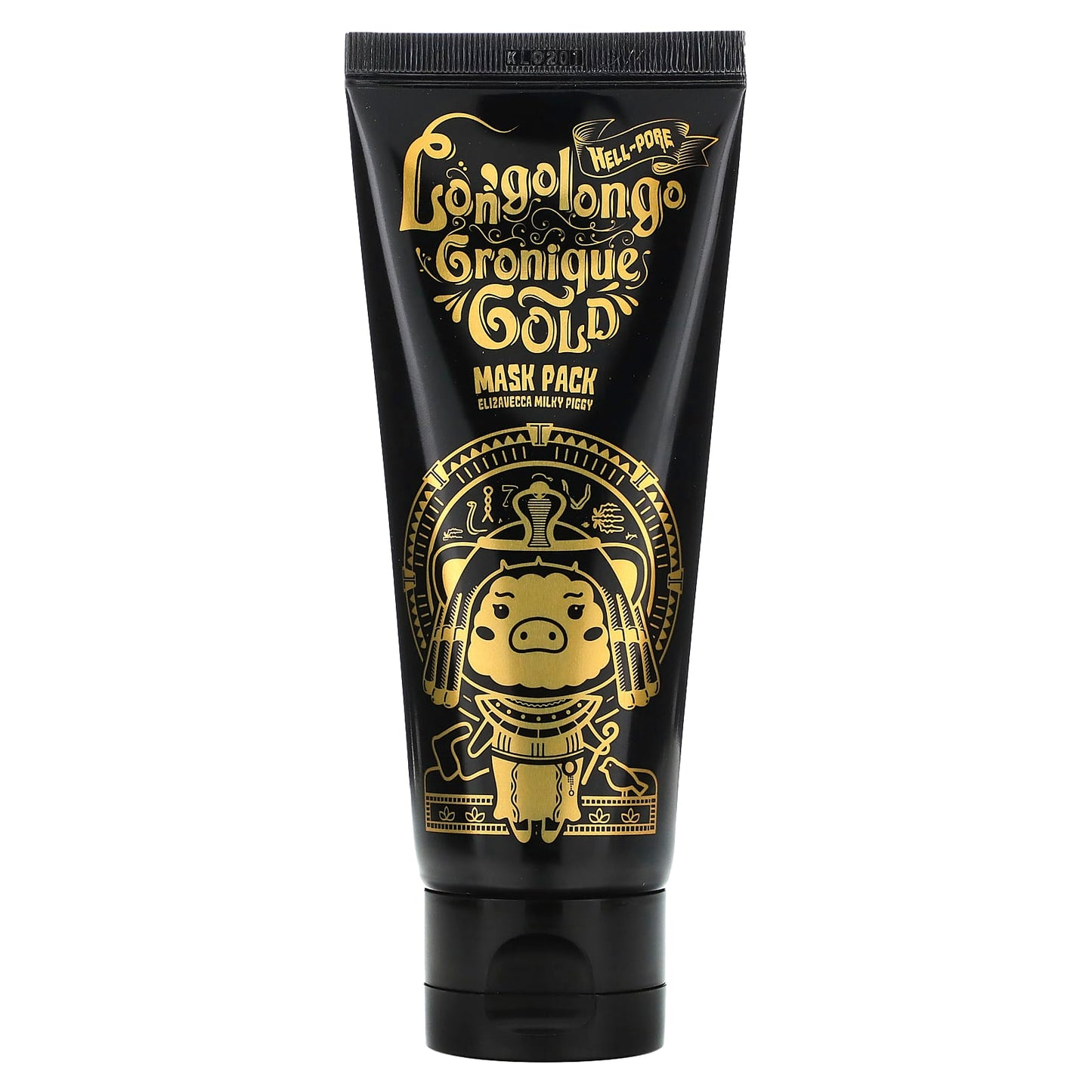 Elizavecca-Milky Piggy-Hell-Pore Longolongo Gronique Gold Beauty Mask Pack-3.38 fl oz (100 ml)