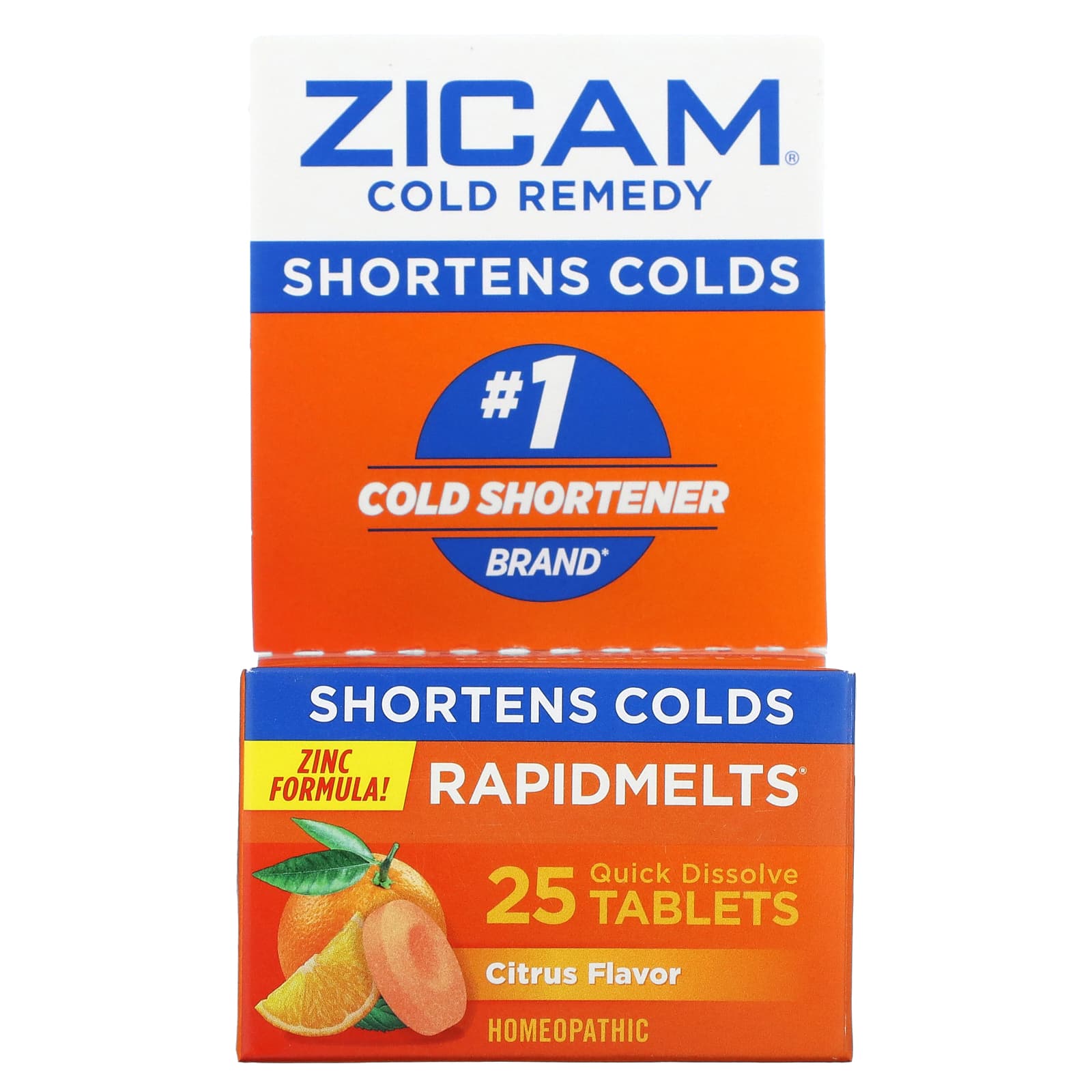 Zicam-Cold Remedy-RapidMelts-Citrus-25 Quick Dissolve Tablets