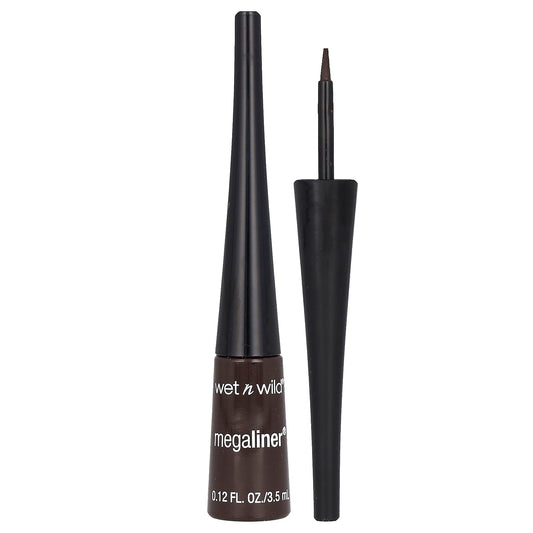 wet n wild-MegaLiner Liquid Eyeliner-872A Dark Brown-0.12 fl oz (3.5 ml)