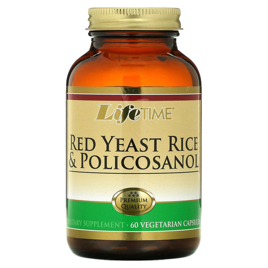 LifeTime Vitamins-Red Yeast Rice & Policosanol-60 Vegetarian Capsules