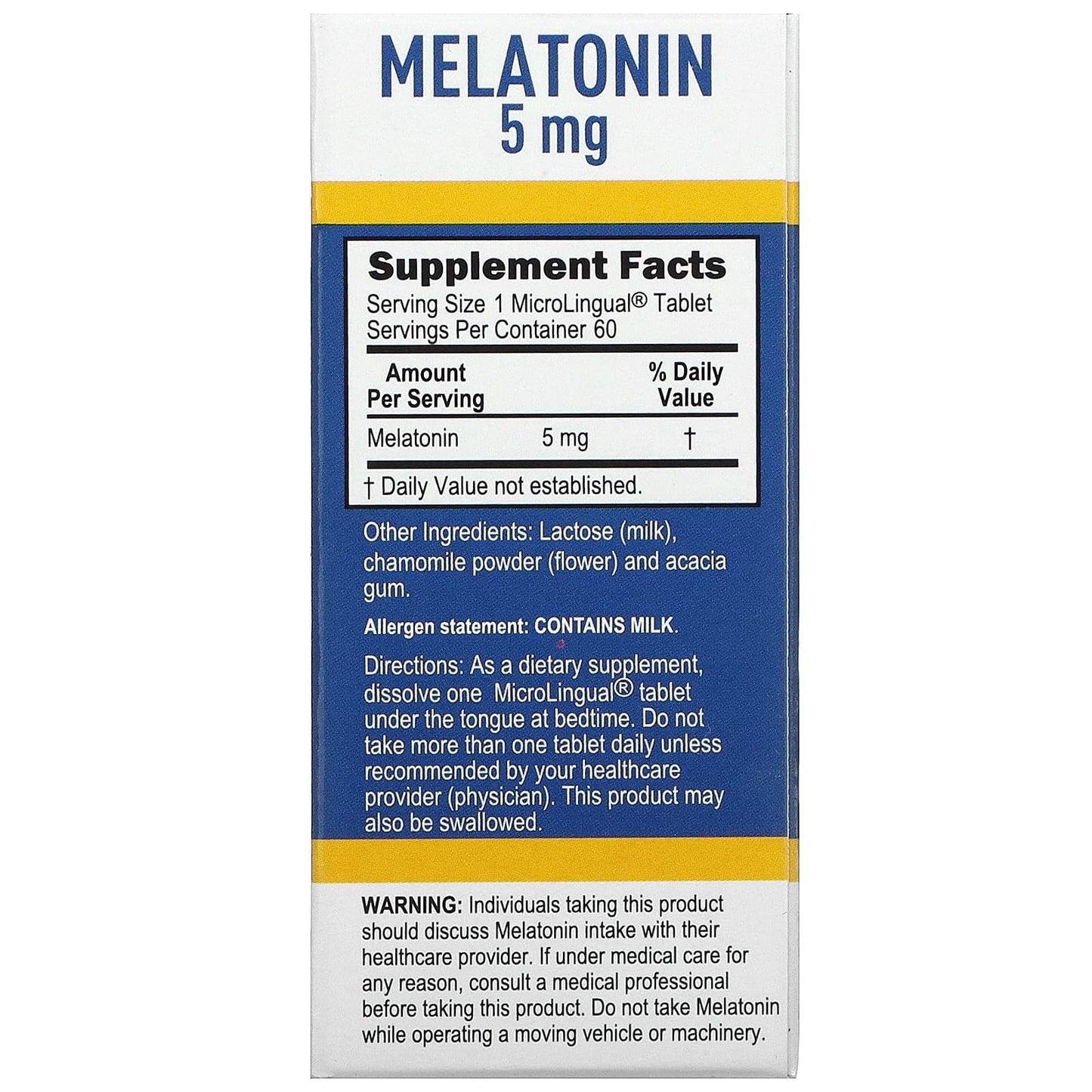 Superior Source, Melatonin, 5 mg, 60 MicroLingual Instant Dissolve Tablets