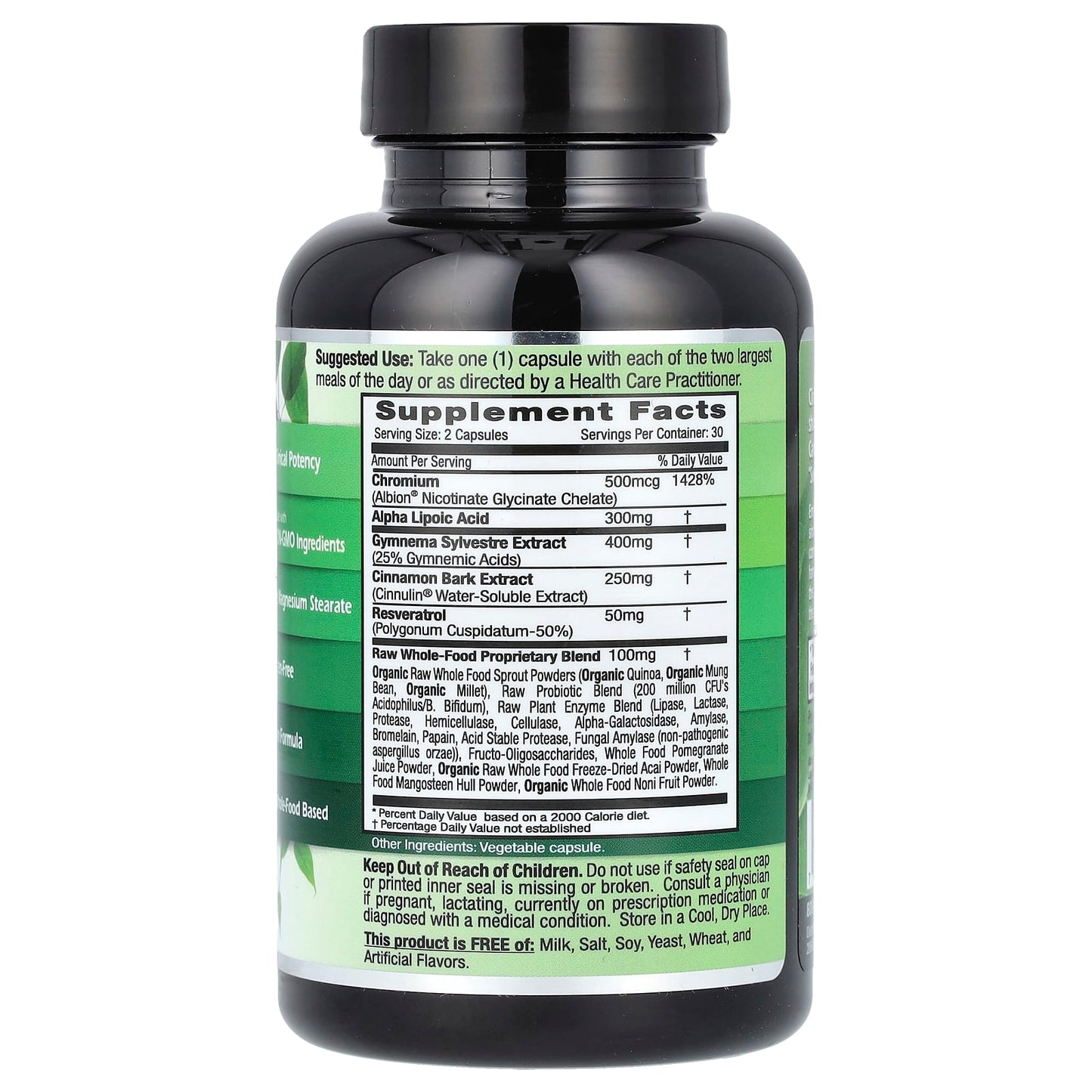 Emerald Laboratories, Blood Sugar Health, 60 Vegetable Caps