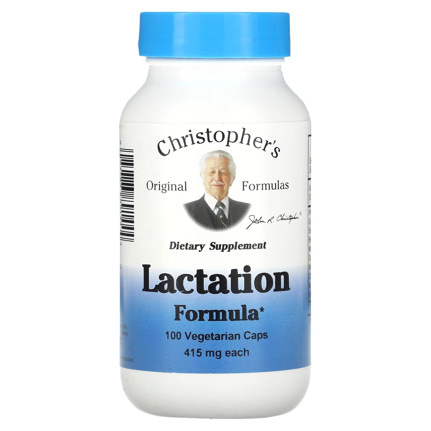 Christopher's Original Formulas-Lactation Formula-415 mg-100 Vegetarian Caps