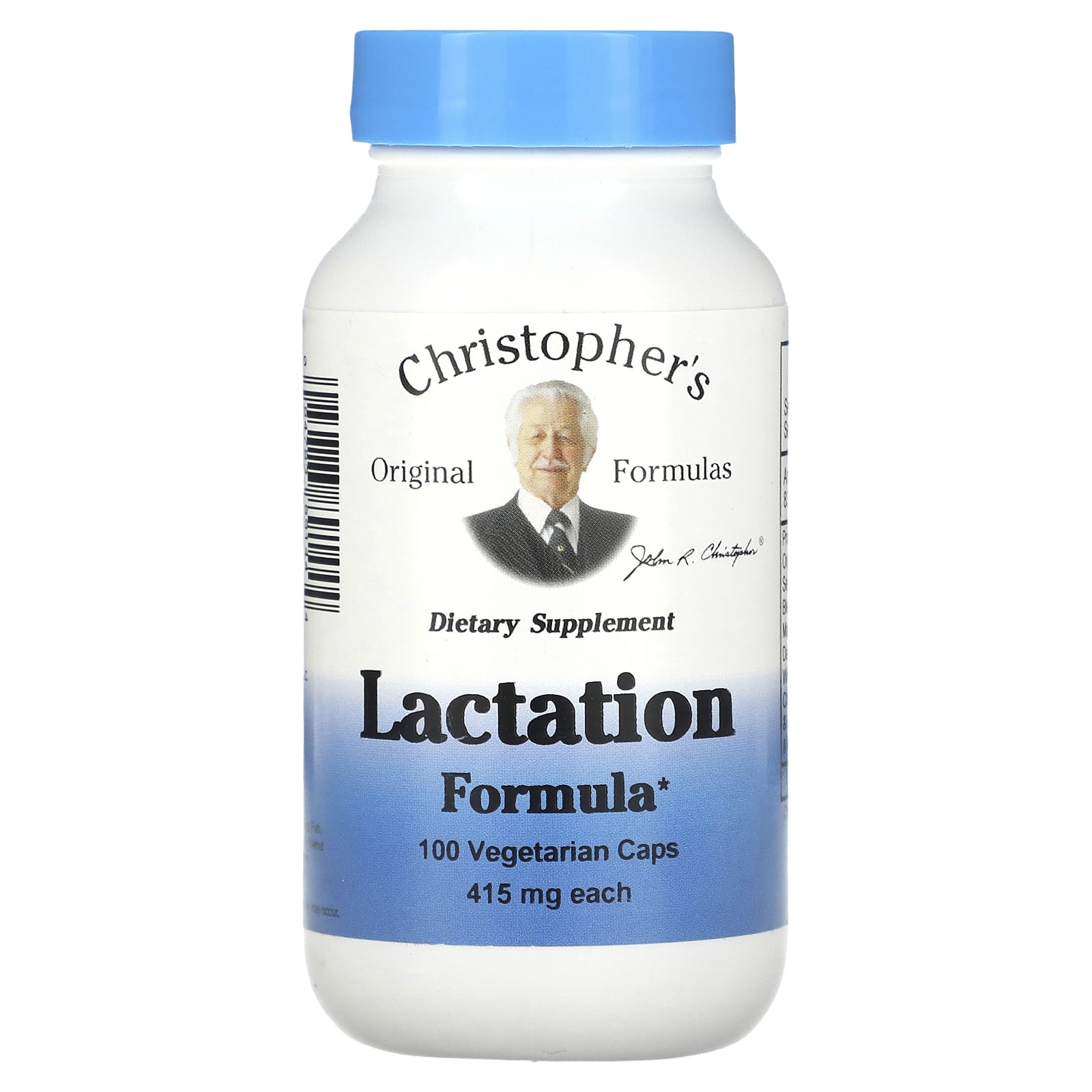 Christopher's Original Formulas-Lactation Formula-415 mg-100 Vegetarian Caps