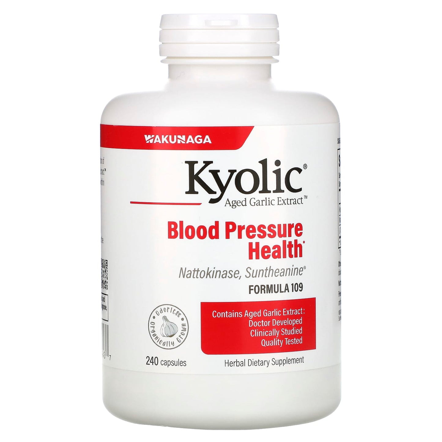 Kyolic-Aged Garlic Extract-Blood Pressure Health-Formula 109-240 Capsules