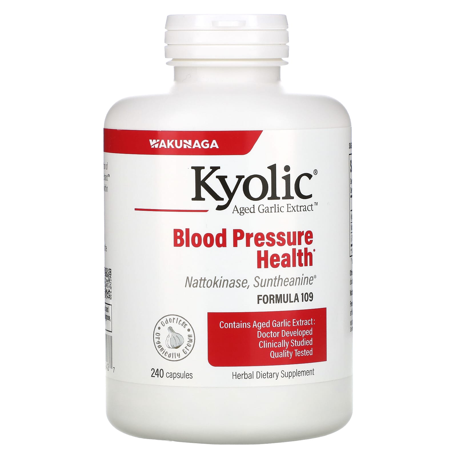 Kyolic-Aged Garlic Extract-Blood Pressure Health-Formula 109-240 Capsules