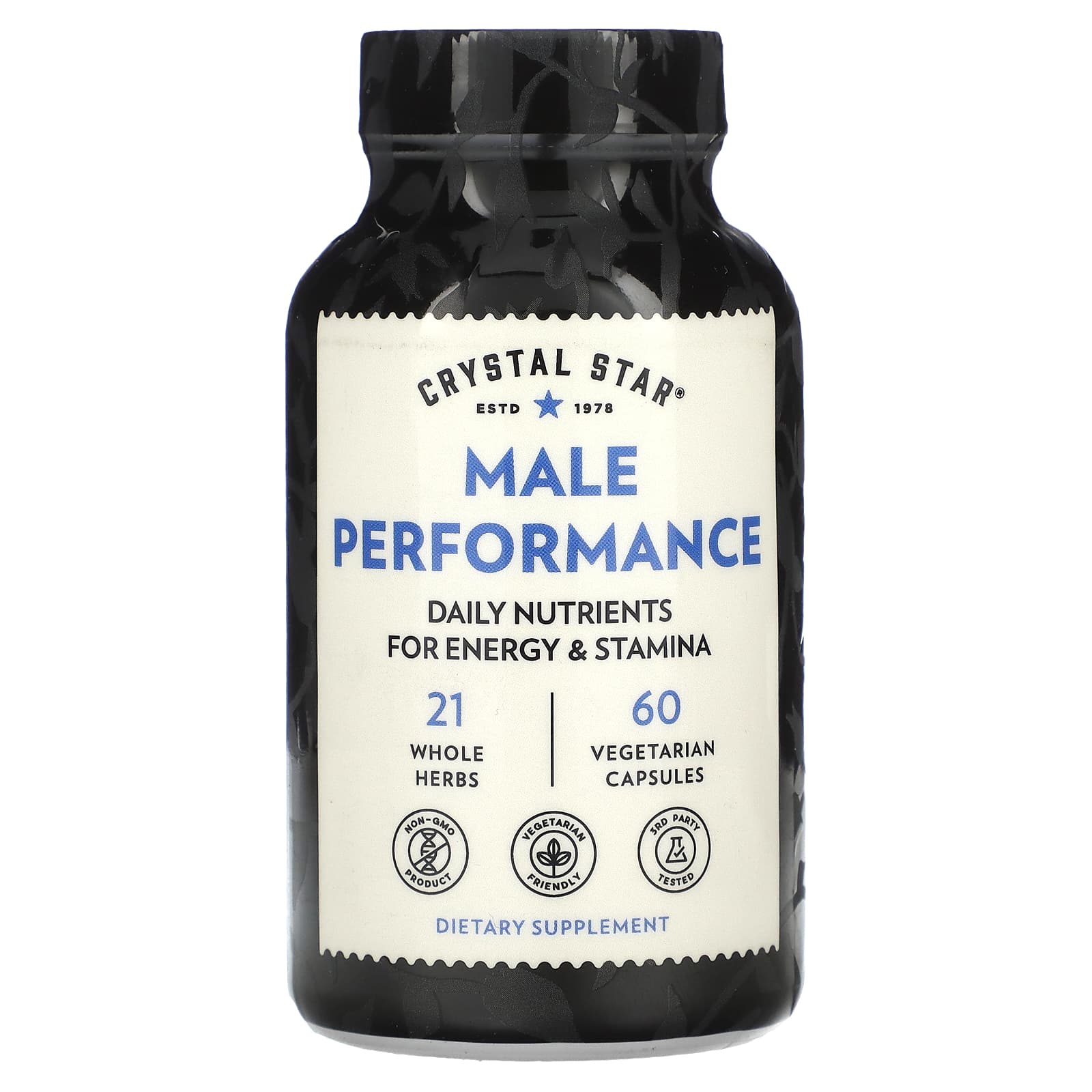 Crystal Star-Male Performance-60 Vegetarian Capsules