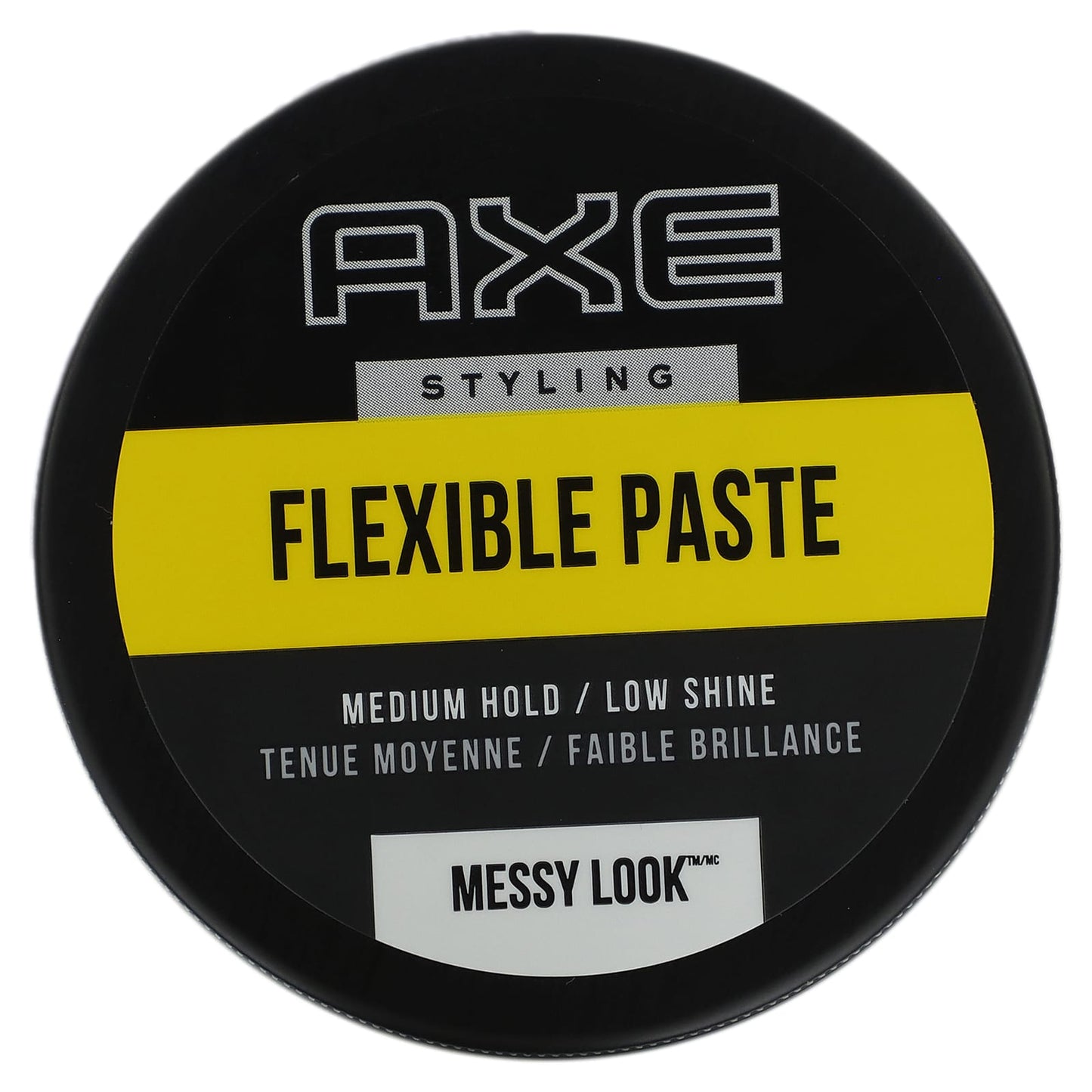 Axe-Messy Look-Flexible Paste-Medium Hold/Low Shine-2.64 oz (75 g)