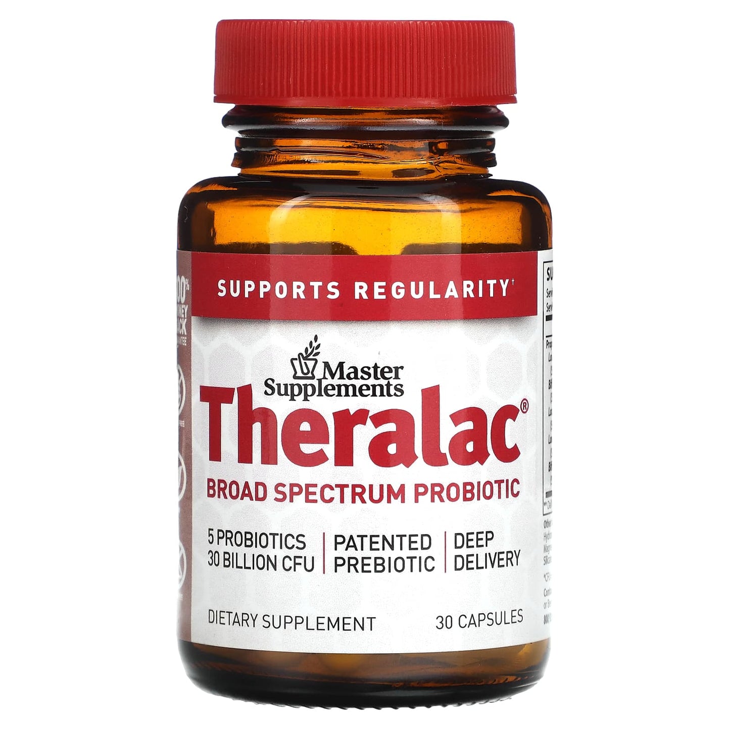 Master Supplements-Theralac-Broad Spectrum Probiotic-30 Billion CFU-30 Capsules