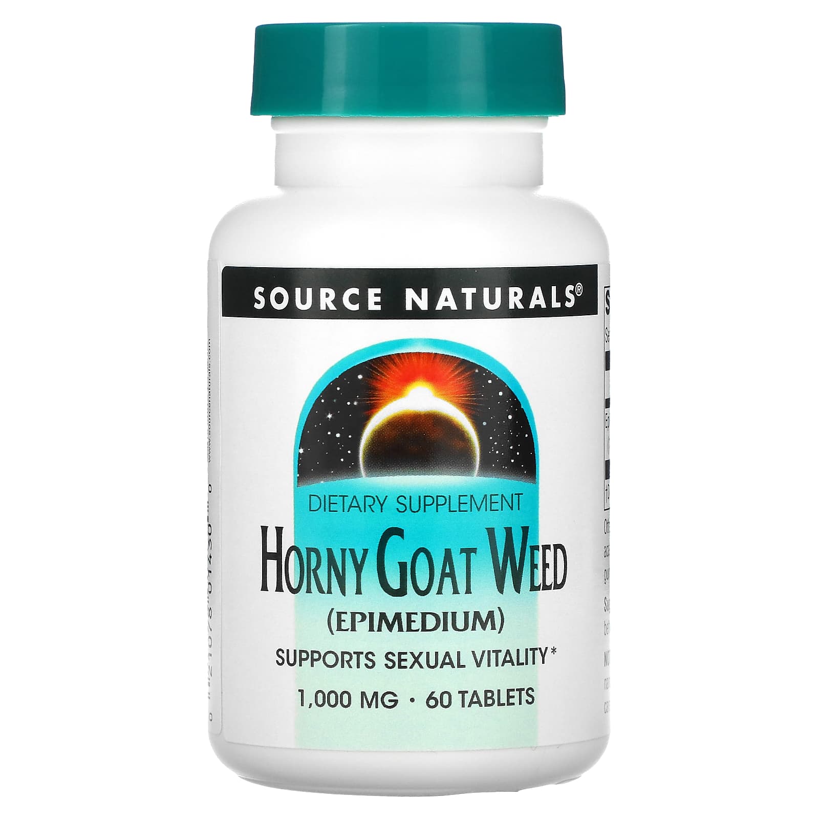 Source Naturals-Horny Goat Weed-1,000 mg-60 Tablets