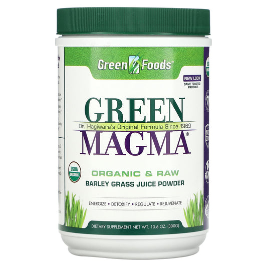 Green Foods-Green Magma-Barley Grass Juice Powder-10.6 oz (300 g)