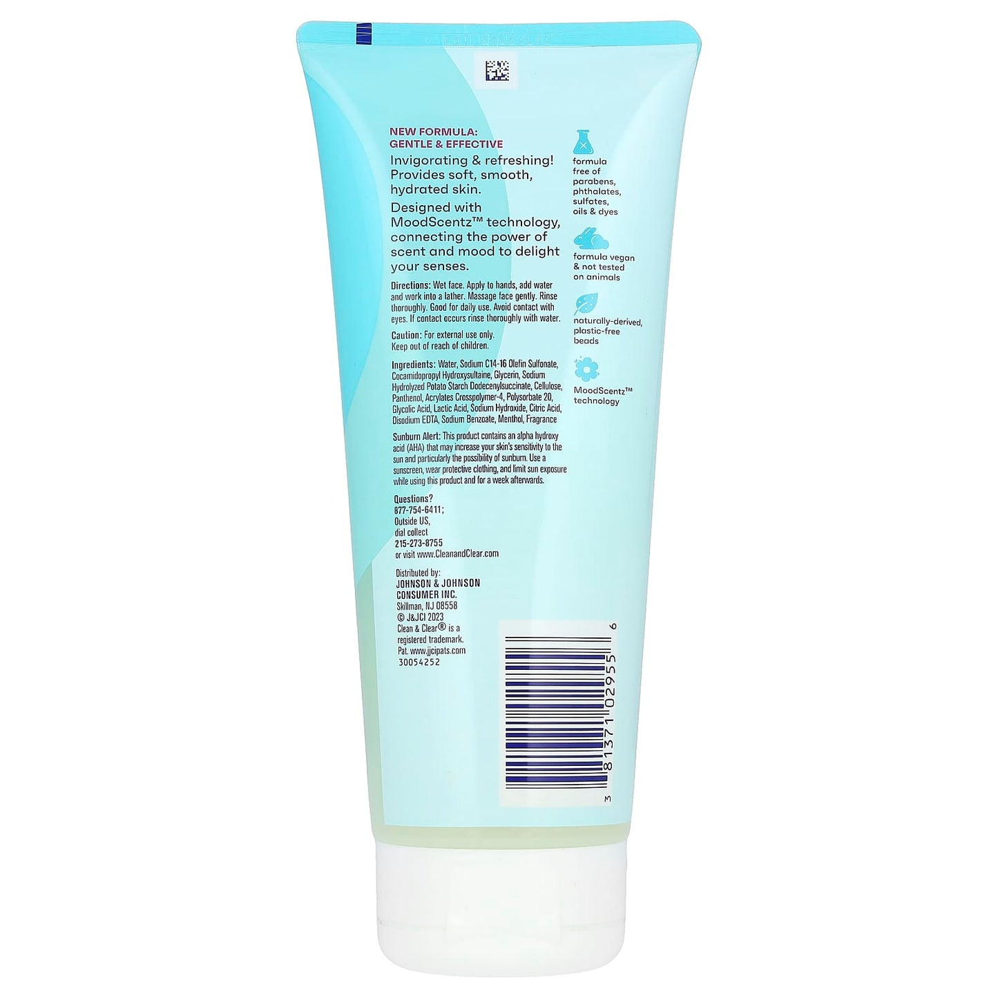 Clean & Clear, Deep Action, Exfoliating Cleanser, 7 fl oz (207 ml)