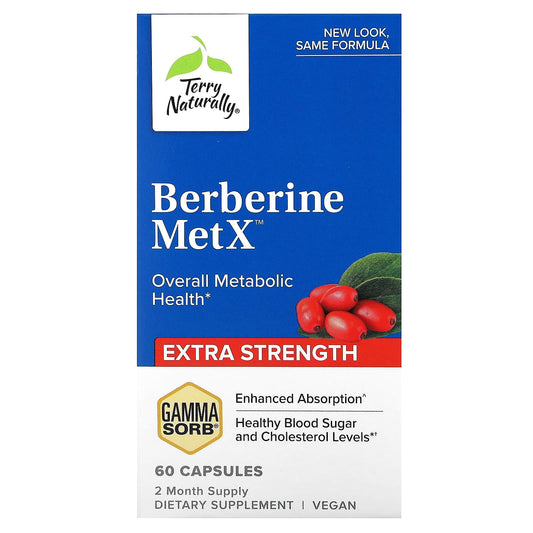 Terry Naturally-Berberine MetX-Extra Strength-60 Capsules