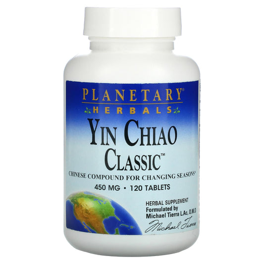 Planetary Herbals-Yin Chiao Classic-450 mg-120 Tablets