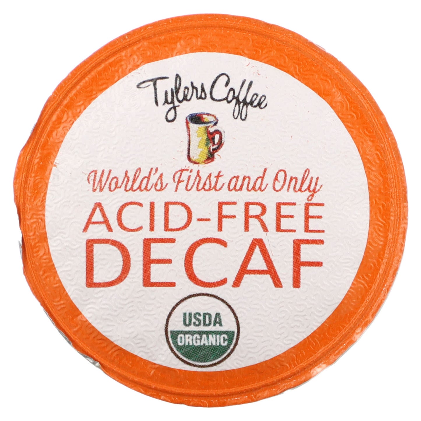 Tylers Coffees, Acid-Free Organic Decaf, 16 K-Cup Pod's