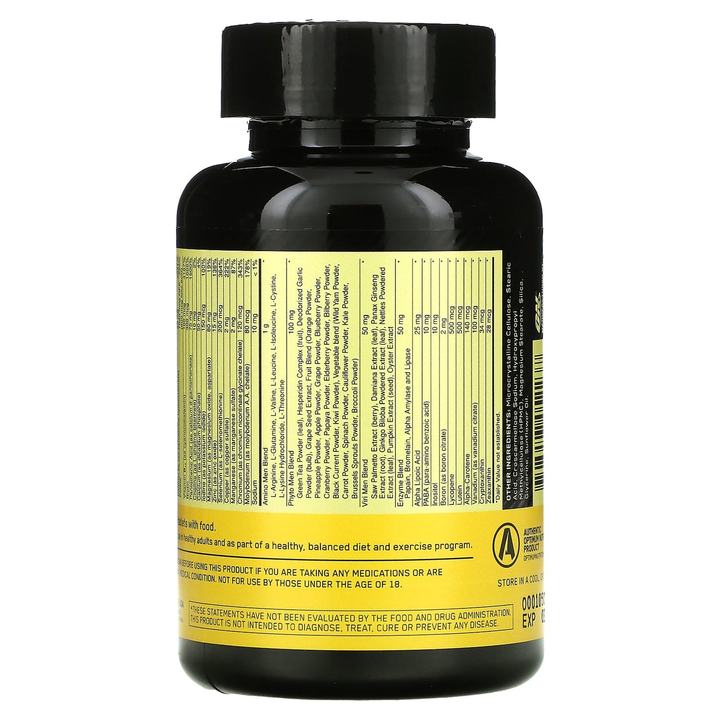 Optimum Nutrition, Opti-Men, 90 Tablets