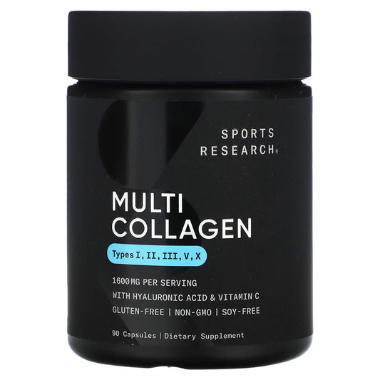 Sports Research-Multi Collagen -1,600 mg-90 Capsules