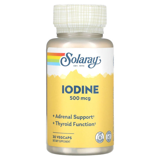 Solaray-Iodine-500 mcg-30 VegCaps