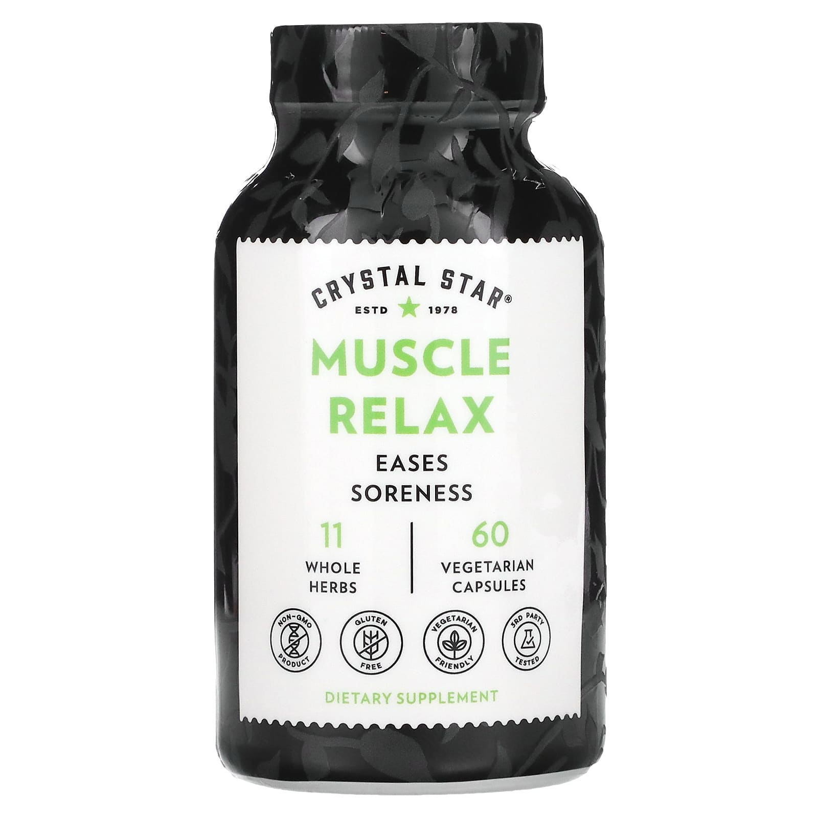 Crystal Star-Muscle Relax-60 Vegetarian Capsules