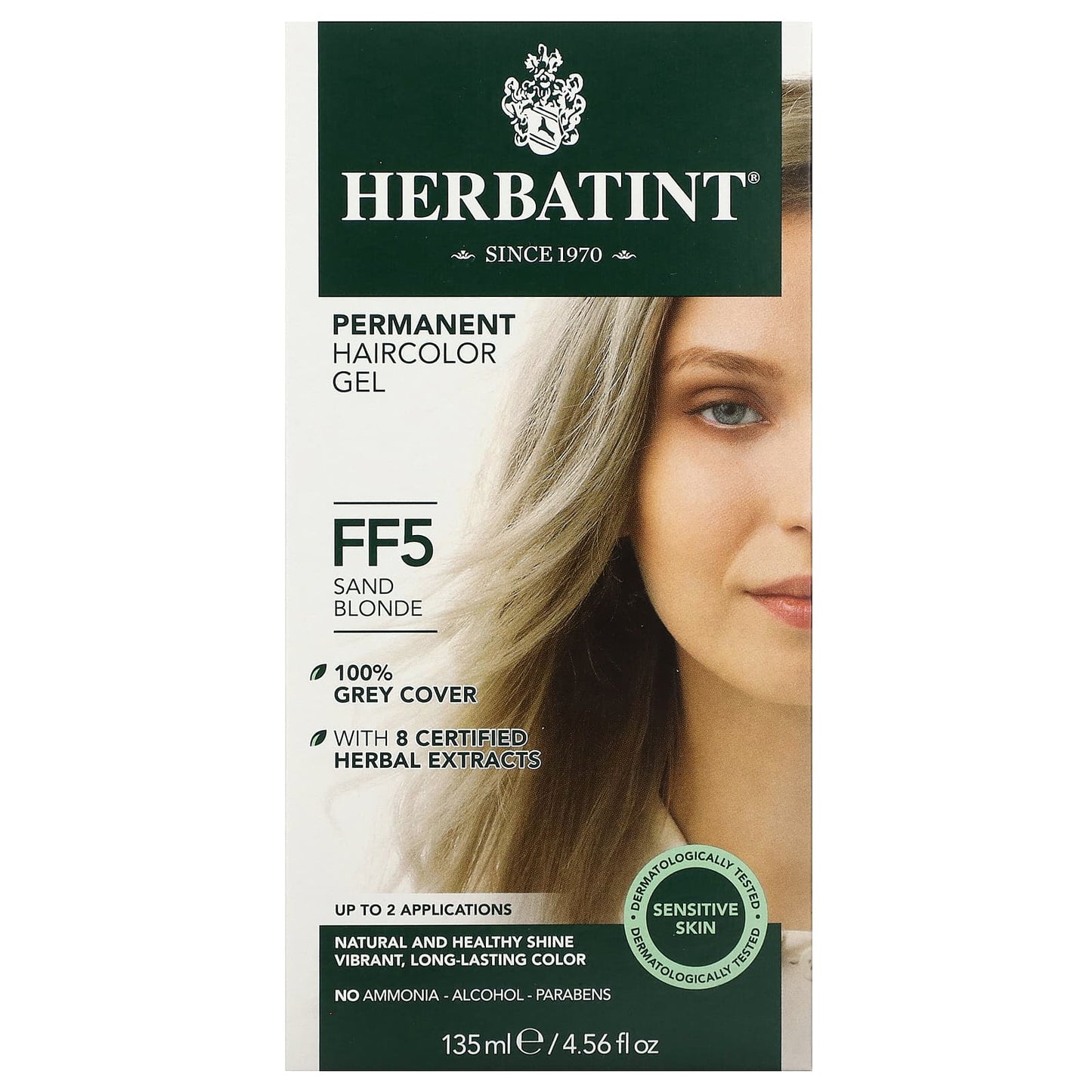 Herbatint-Permanent Haircolor Gel-FF 5-Sand Blonde-4.56 fl oz (135 ml)