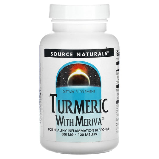 Source Naturals-Turmeric with Meriva-500 mg-120 Tablets