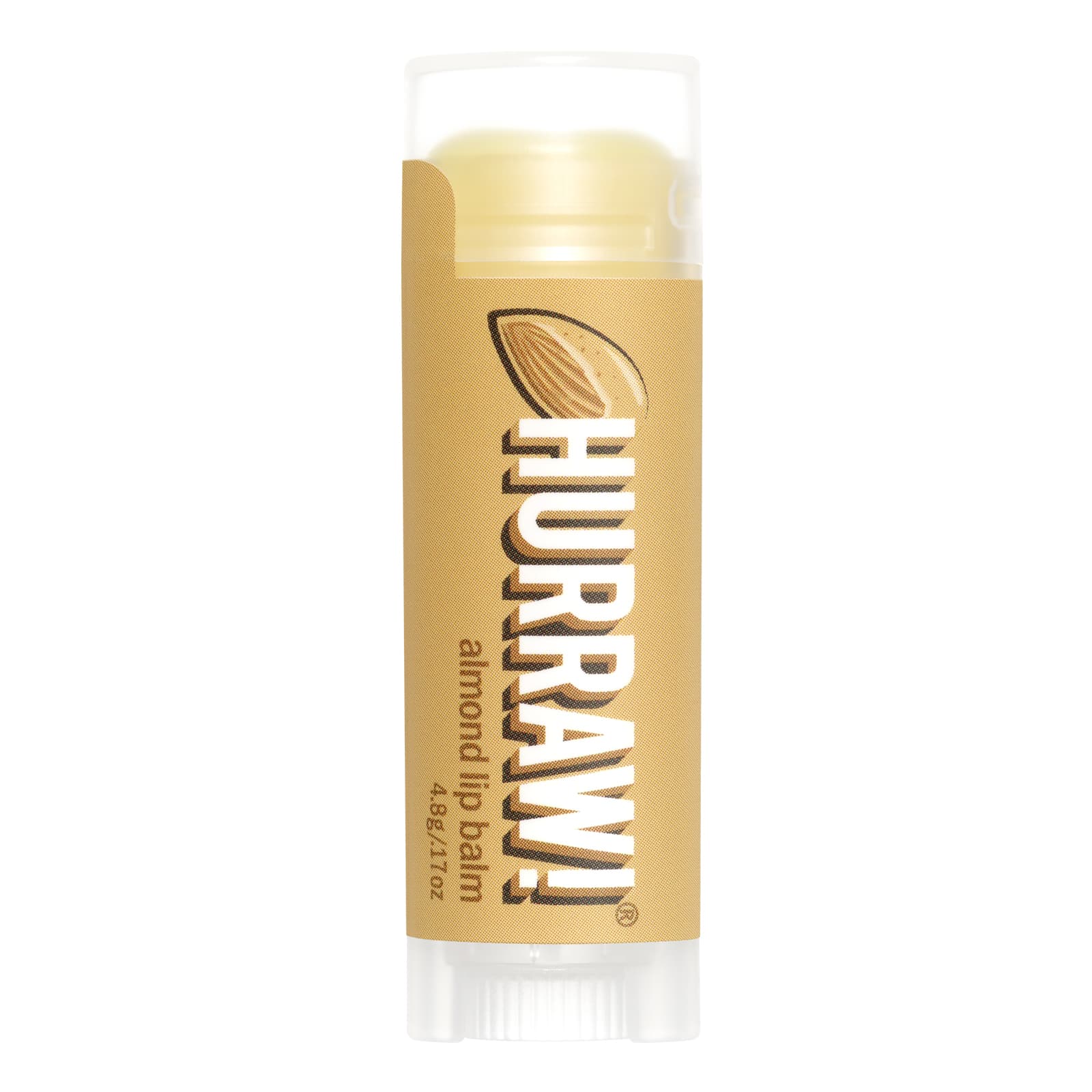 Hurraw! Balm-Lip Balm-Almond-0.17 oz (4.8 g)