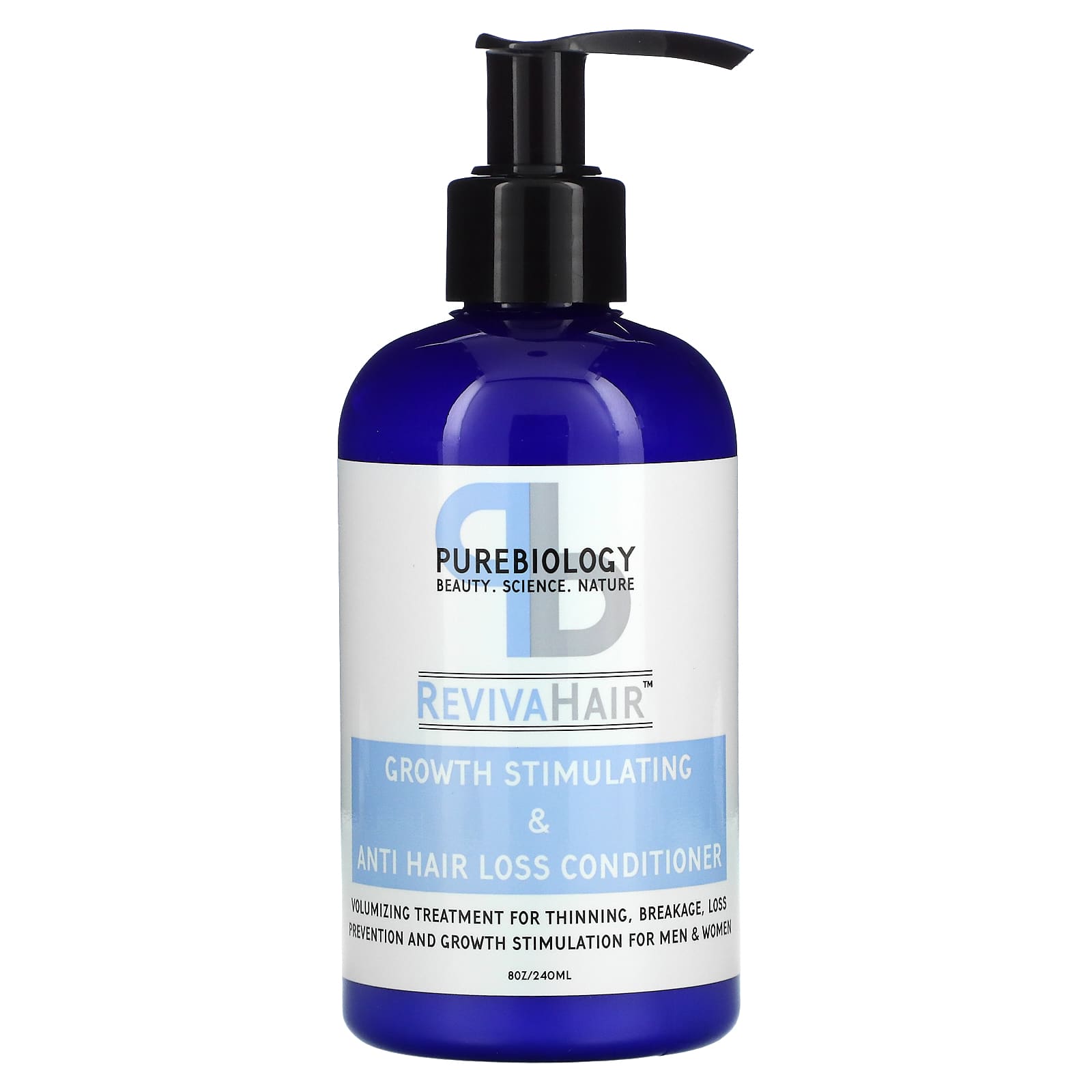 Pure Biology-RevivaHair-Growth Stimulating & Anti Hair Loss Conditioner-8 oz (240 ml)