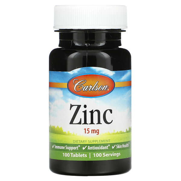 Carlson-Zinc-15 mg-100 Tablets