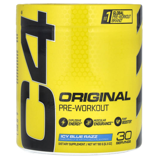 Cellucor-C4 Original Pre-Workout-Icy Blue Razz-6.3 oz (180 g)