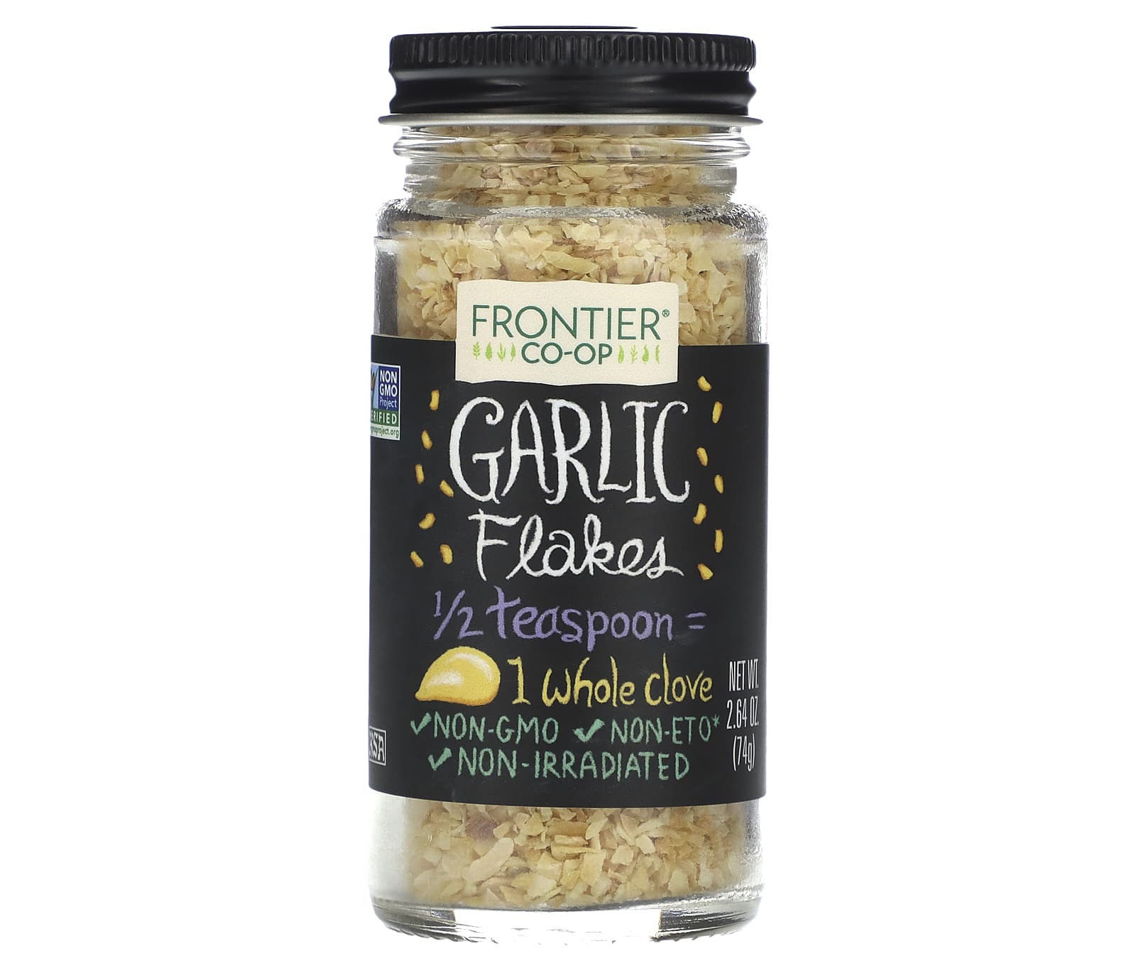 Frontier Co-op-Garlic Flakes-2.64 oz (74 g)