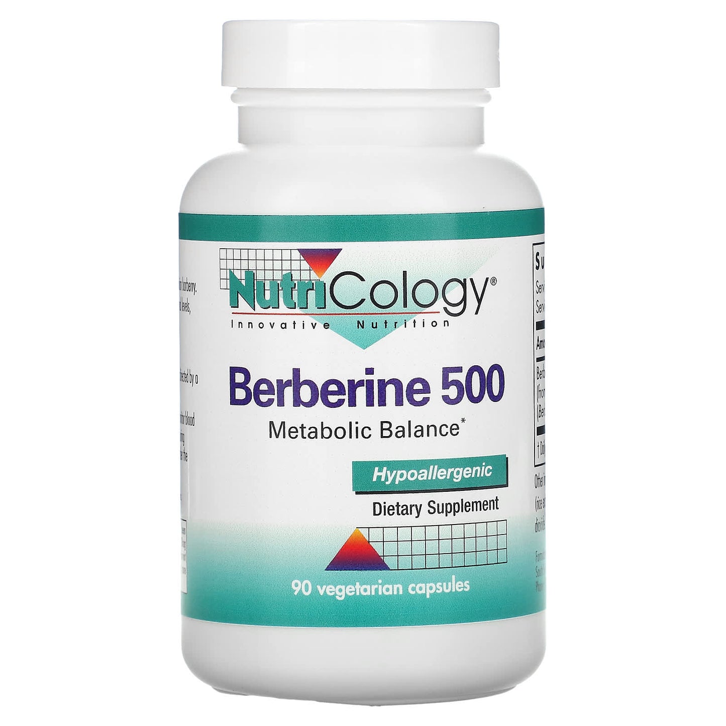 Nutricology-Berberine 500-90 Vegetarian Capsules